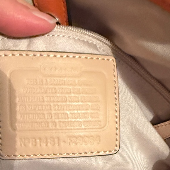 Coach Vibrant Pink and Orange Tote - Picture 2 of 8